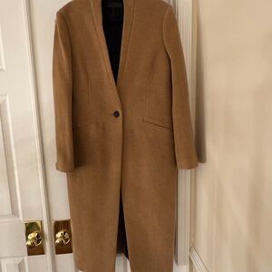 rag & bone Women's Tan Long Pea Coat